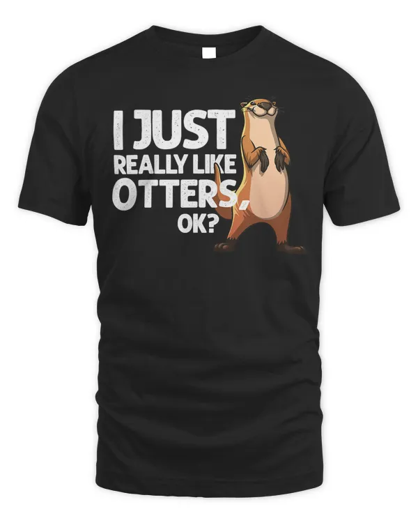 Funny Otter For Men Women Giant Badger Beaver Sea Animal T-Shirt