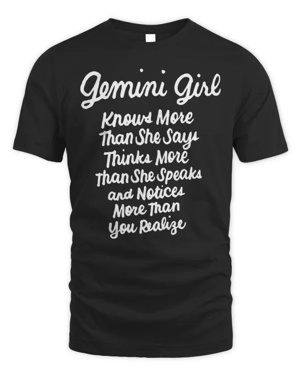 Gemini Girl Birthday May June Queen Astrology Zodiac Women T-Shirt