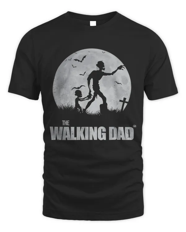 The Walking Dad Halloween T-Shirt Design