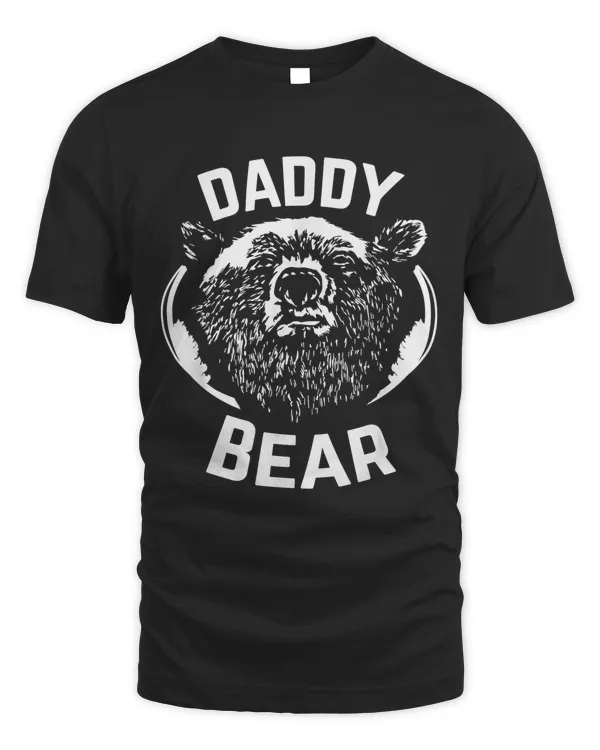 Daddy Bear PAPA Bear for men father's day new papa Daddy T-Shirt