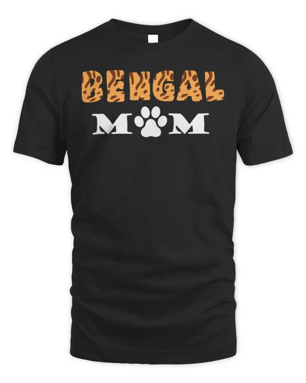Bengal Cat Mam Design T-Shirt