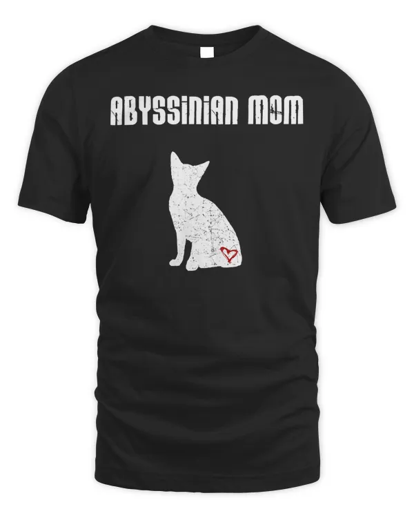 Abyssinian Cat Mom Shirt Mother's Day Gift Tee
