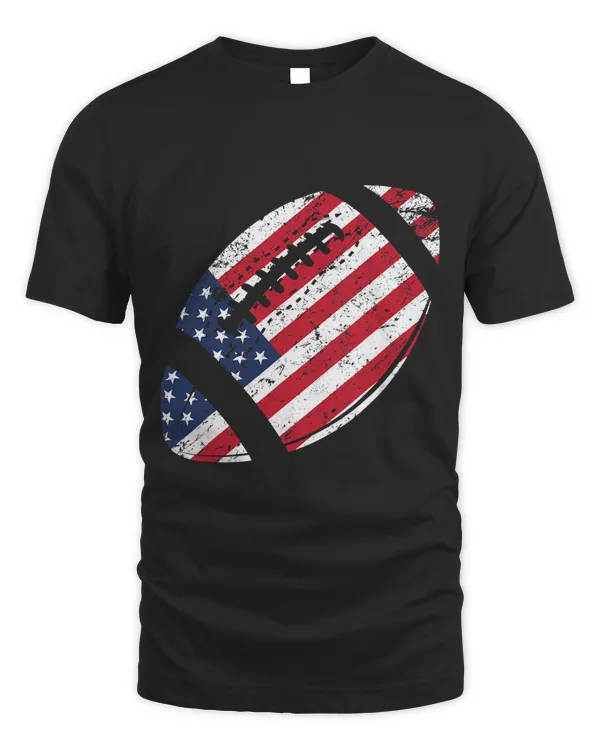 American Football 4th July American Flag Patriotic Gift