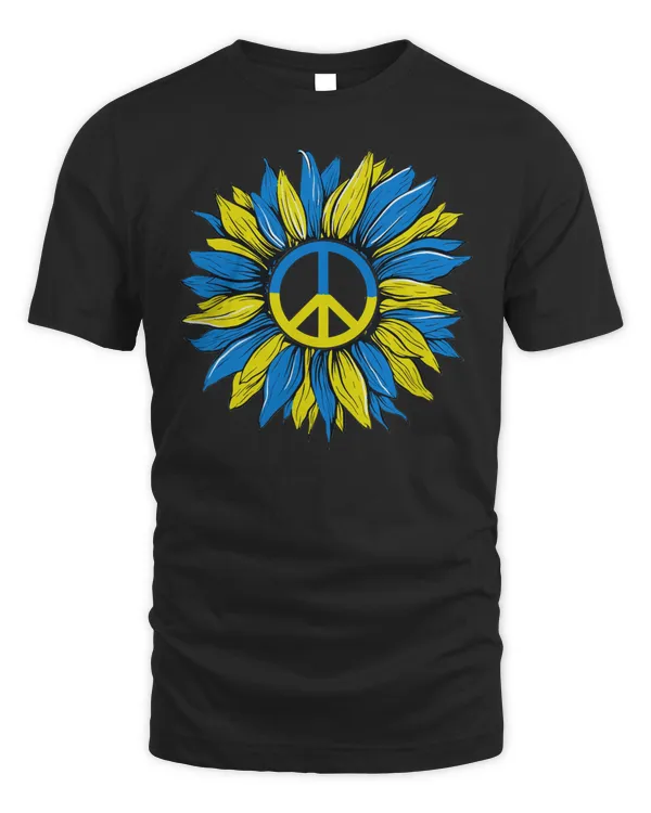 Sunflower Ukrainian Flag I Stand With Ukraine Ukraine Peace Classic T-Shirt
