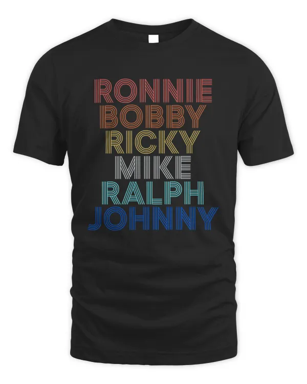 Ronnie Bobby Ricky Mike Ralph and Johnny Shirt v2