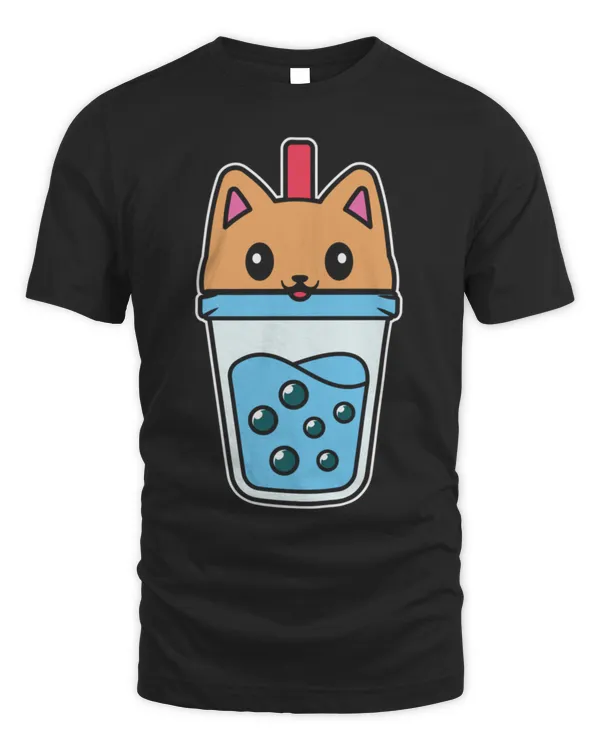 Buy Now cat quote boba tea cat bubble tea kawaii anime t-shirt