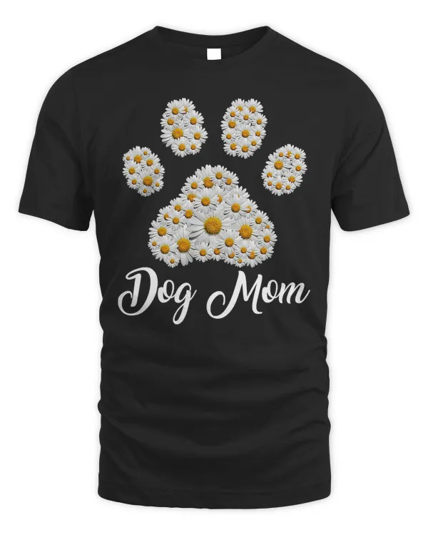 Best Dog Mom Ever Daisy Dog Paw Mother's Day T-Shirt