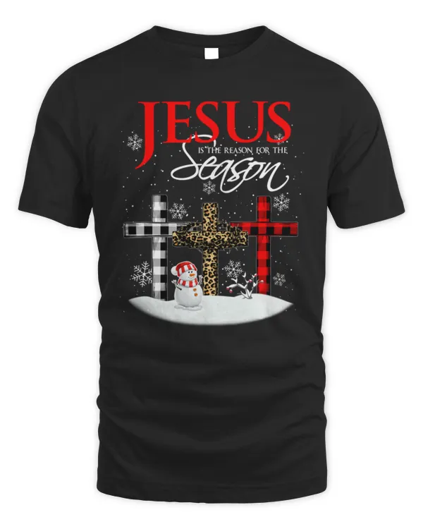 Christian T-Shirt Jesus Is The Reason For The Season Christmas T-Shirt