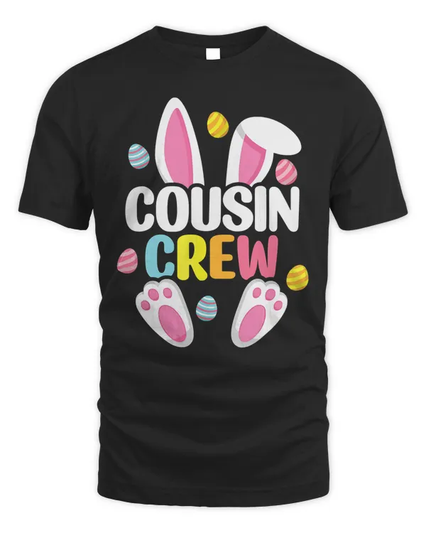 Cousin Crew Easter Bunny Family Matching Toddler Boys Girls T-Shirt