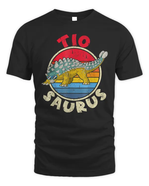 Tio Saurus I Ankylosaurus Dinosaur I Family Matching T-Shirt