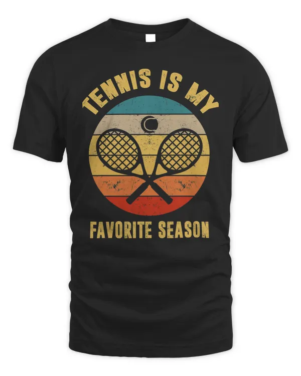 Tennis Is My Favorite Season Retro Vintage Shirt T-Shirt