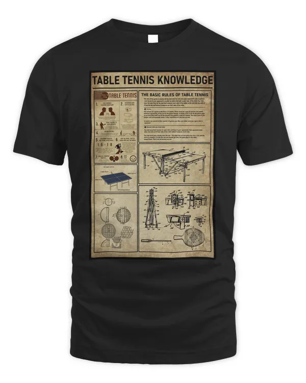 The Basic Rules Of Table Tennis Knowledge Long T-Shirt