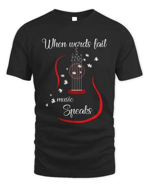 When Words Fail Music Speaks Autism Guitar