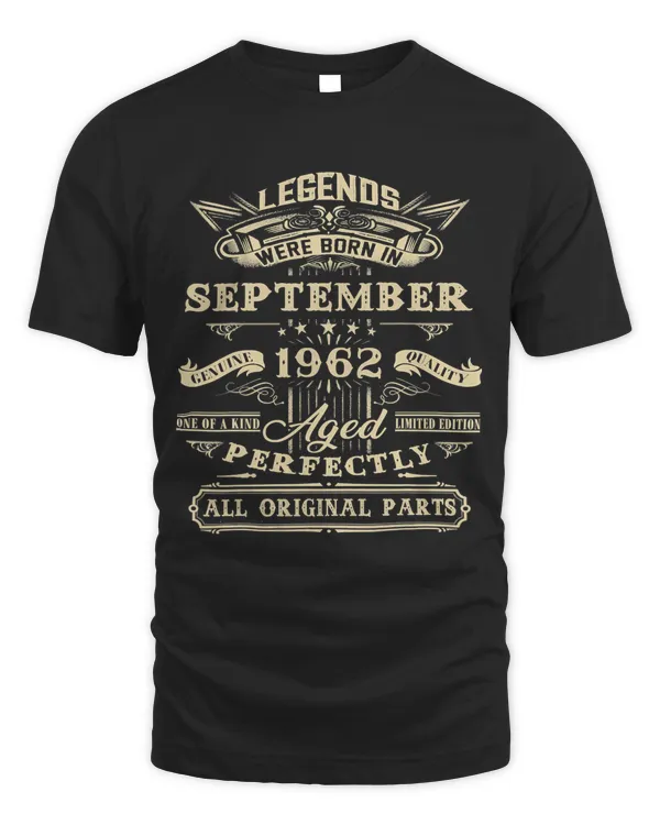 60th Birthday Gift For Legends Born September 1962 60 Years