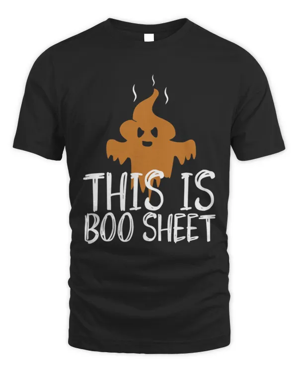 This is Boo Sheet Ghost Stinky Funny Halloween Pun T-Shirt
