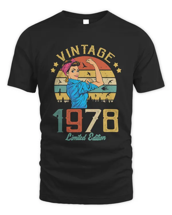 Vintage 1978 Made In 1978 44th Birthday Women 44 Years Old