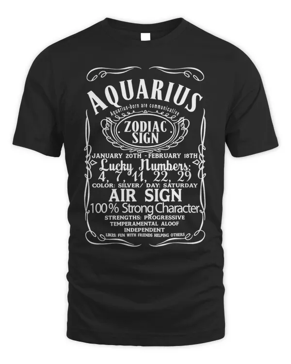 AQUARIUS ZODIAC SIGN born Astrology Horoscope Present Wear Sweatshirt