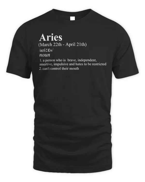 Aries Aries Zodiac Sign T-Shirt