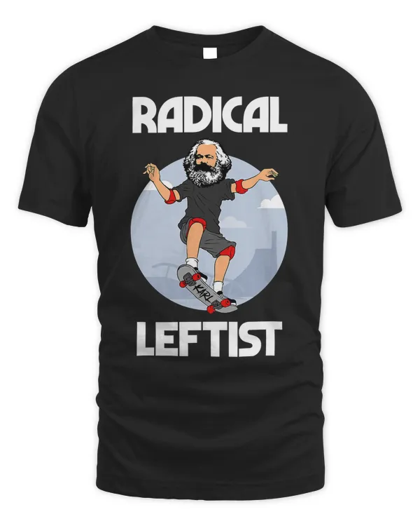 Karl Marx Skateboarding Radical Leftist Funny Marxist TShirt