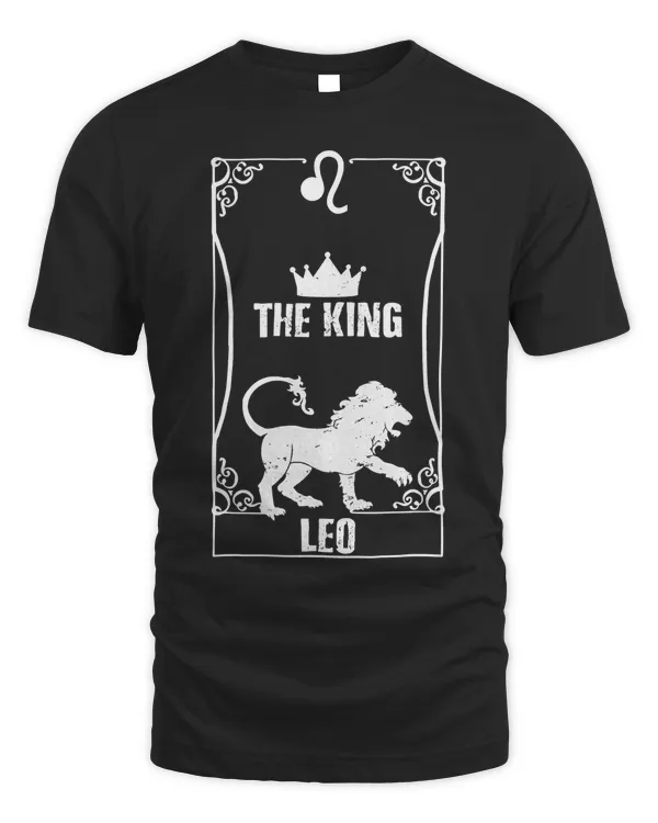Astrology Leo Horoscope Zodiac Sign Tarot Astrology Card T-Shirt