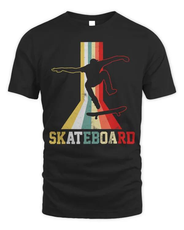 Retro Skateboard Skateboarder Skateboarding T-Shirt
