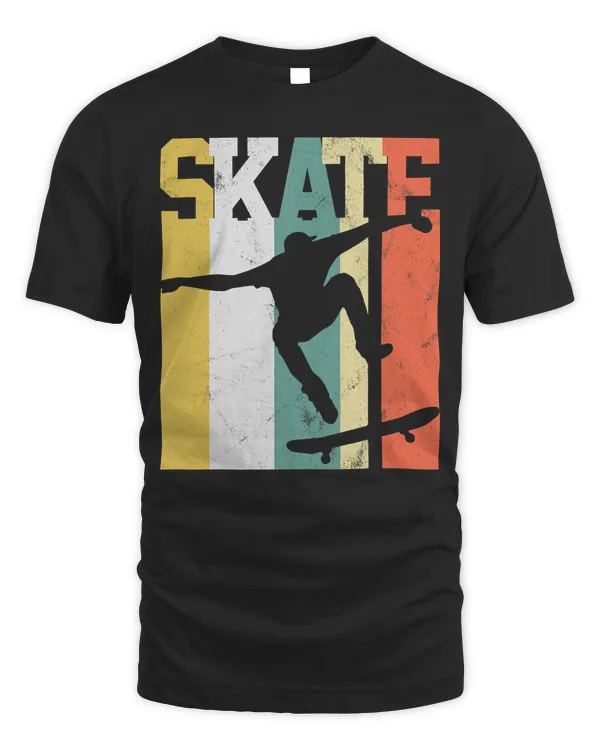 Skate Skateboarder Gift Skateboard Retro T-Shirt