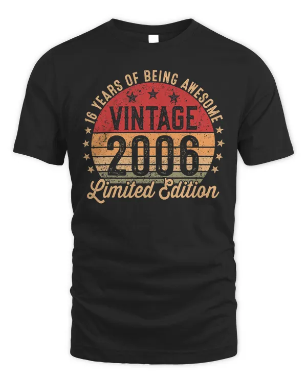 16 Year Old Vintage 2006 Limited Edition 16th Birthday