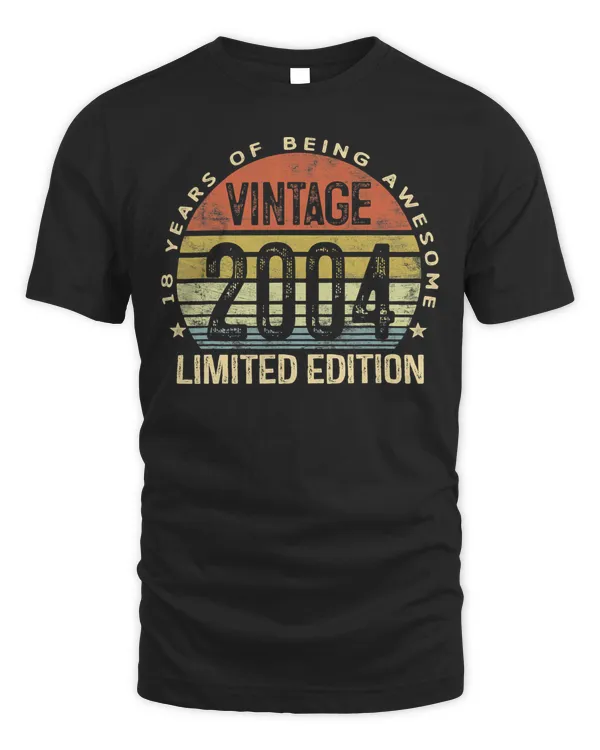 18 Year Old Gifts Vintage 2004 Limited Edition 18th Birthday