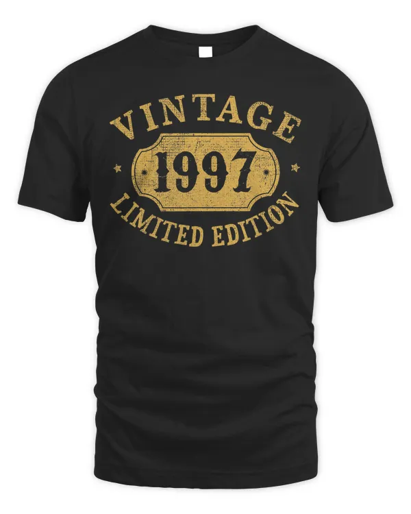 25 years old 25th Birthday Anniversary Best Limited 1997 T-Shirt