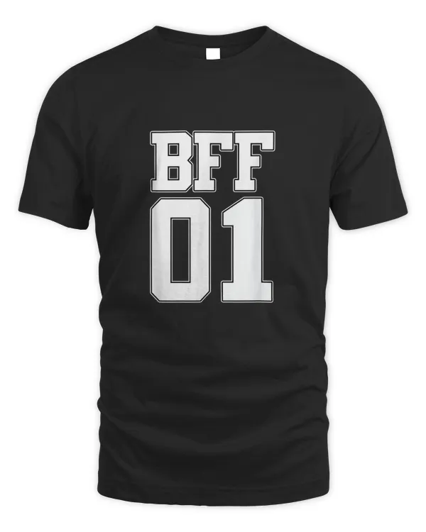 BFF 01 Best Friends Matching Bestie Friendship Day