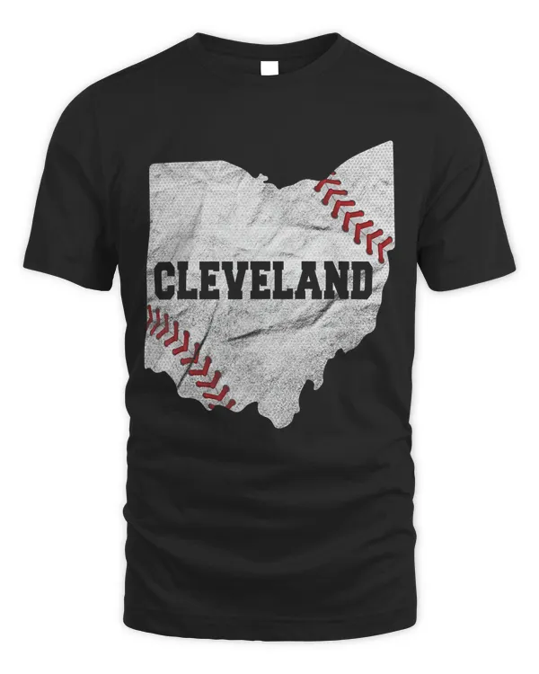 'Cleveland Ohio-Baseball' Sport Baseball Shirt
