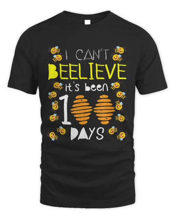 100 Days of School - Bee Hive - Funny Teacher Student Bee's T-Shirt