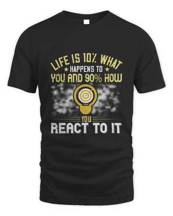 Life is 10% what happens to you and 90% how you react to it-01
