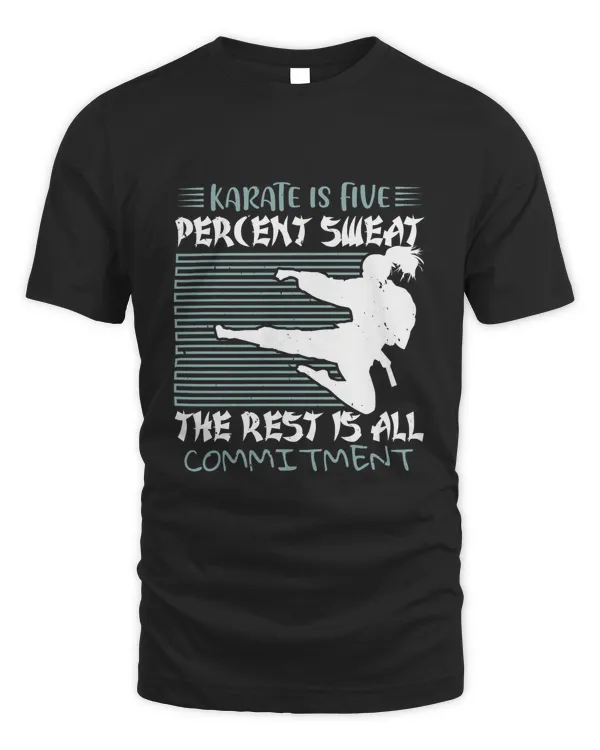 Karate is five percent sweat; the rest is all commitment-01