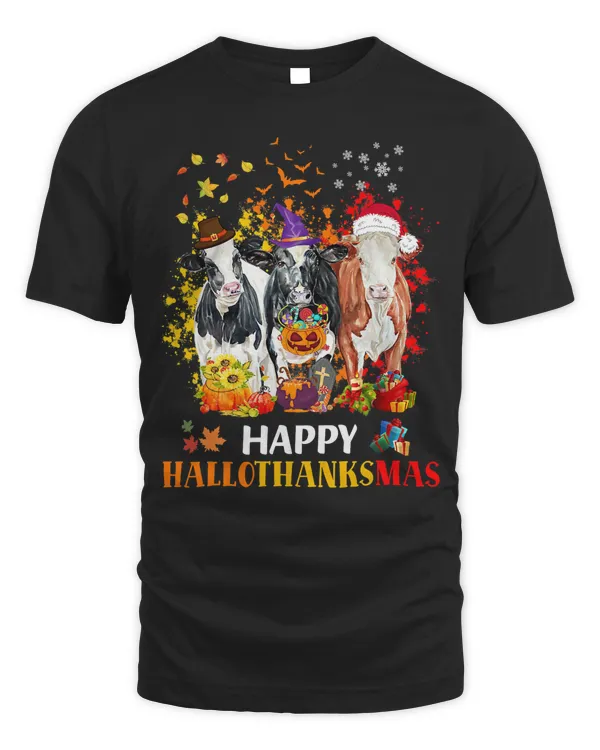 Cow Cow Halloween And Merry Christmas Happy Hallothanksmas 17 Heifer Cattle