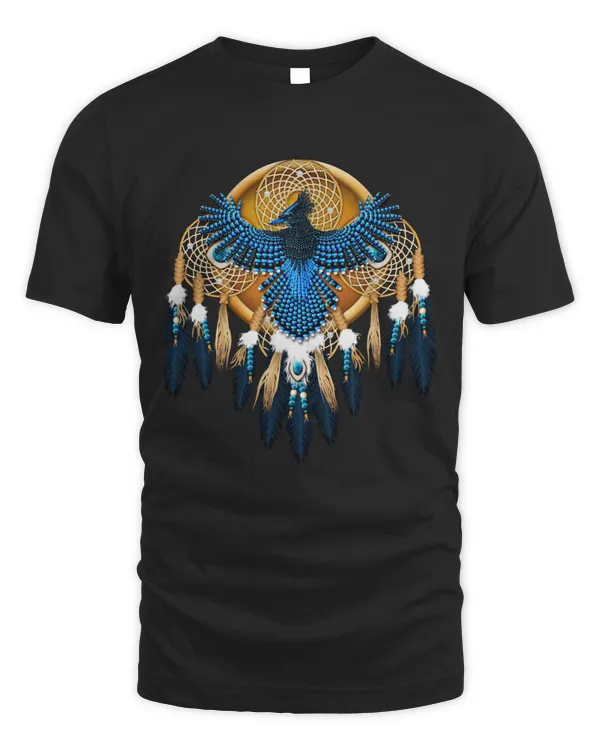 Blue native american mandala