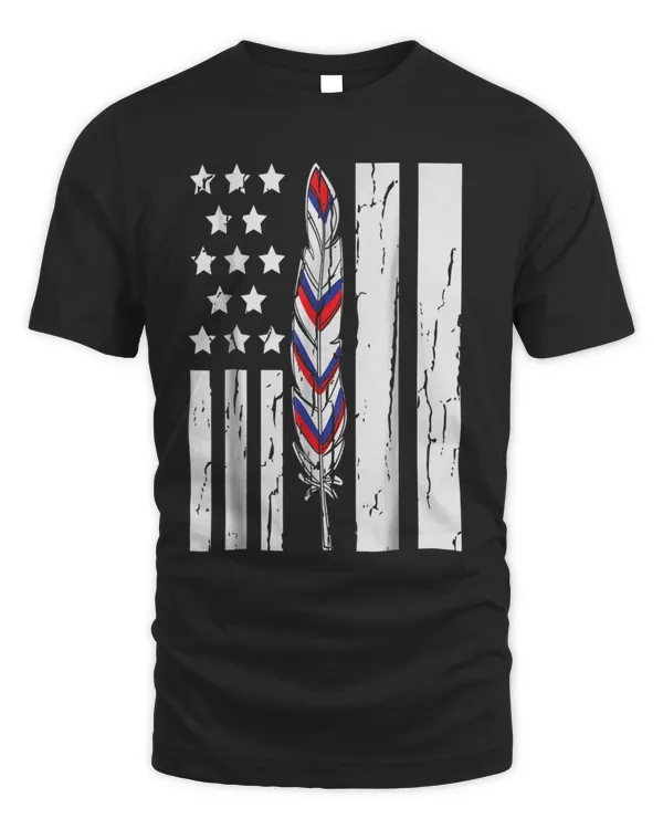 Feather Native American Flag