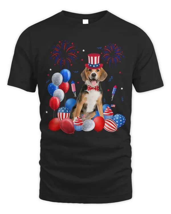 Beagle 4th Of July Balloons American Flag Dog Lover Men Kid 133 Dog Lover