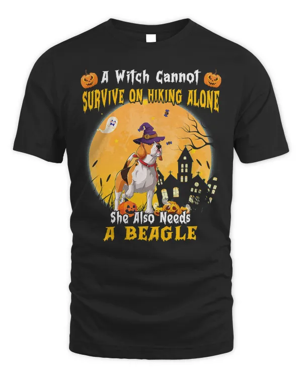 Beagle A Witch Cannot Survive On Hiking Alone She Needs A Beagle 315 Dog Lover
