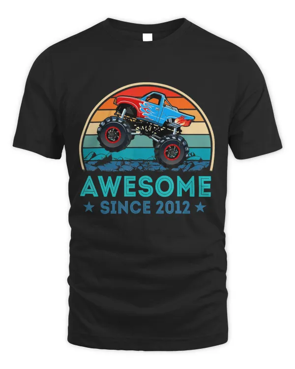 Awesome Since 2012 10th Years Old Monster Truck