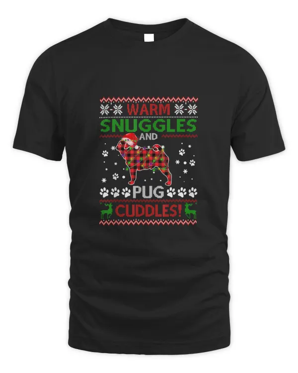 Pug Ugly Christmas Sweater Christmas Pajama Dog Lover T-Shirt