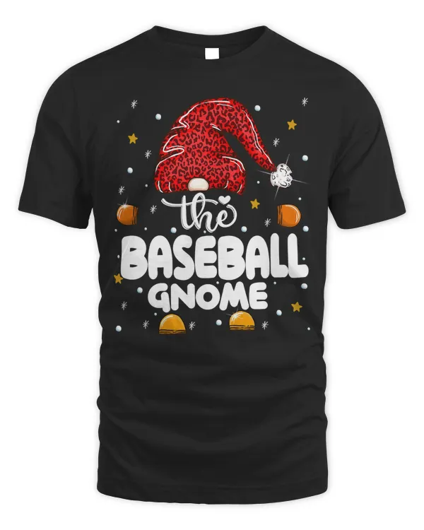Baseball Baseball Gnome Leopard Family Matching Christmas Party 113