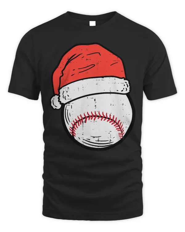 Baseball Baseball Santa Hat Sports Christmas PJs Xmas Pajama Boys Men 104