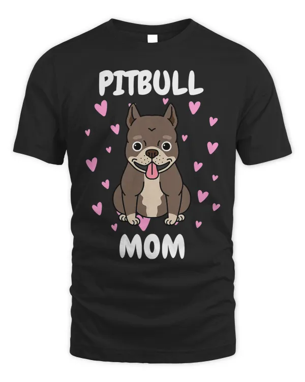 Pitbull Dog American Pitbull Mom Mummy Mama Mum Mommy Mothers Day 96
