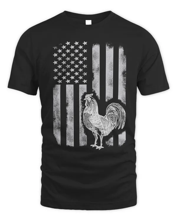Chicken American Flag Chicken USA 4th of July Country Farm 295 Hen Rooster