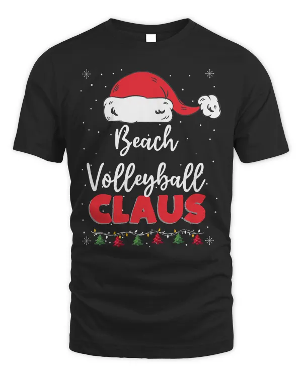 Volleyball Beach Volleyball Santa Claus Christmas Family Matching Pj 101