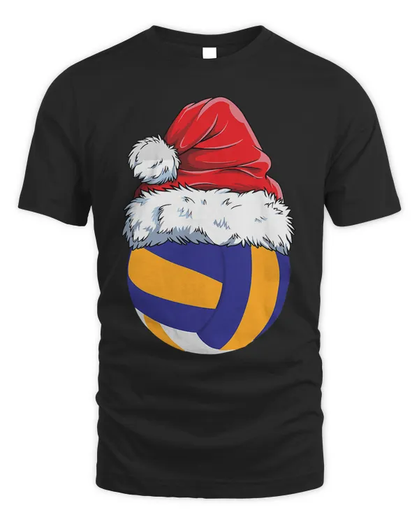 Volleyball Christmas Volleyball Ball Santa Hat Funny Sport Xmas Boys 72