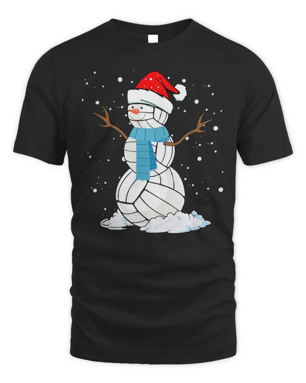 Volleyball Christmas Volleyball Ball Snowman For Boy Girl Kids 73