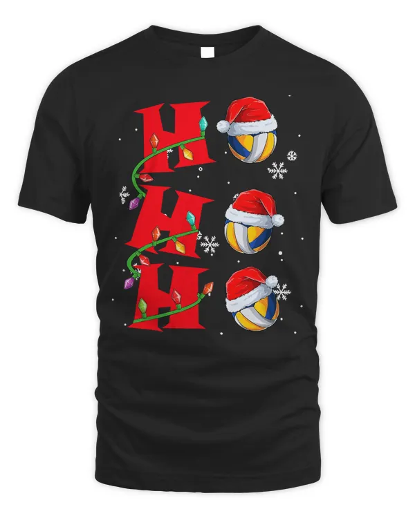 Volleyball Christmas Volleyball Santa Hat Ho Ho Funny Sport Xmas Lover 70