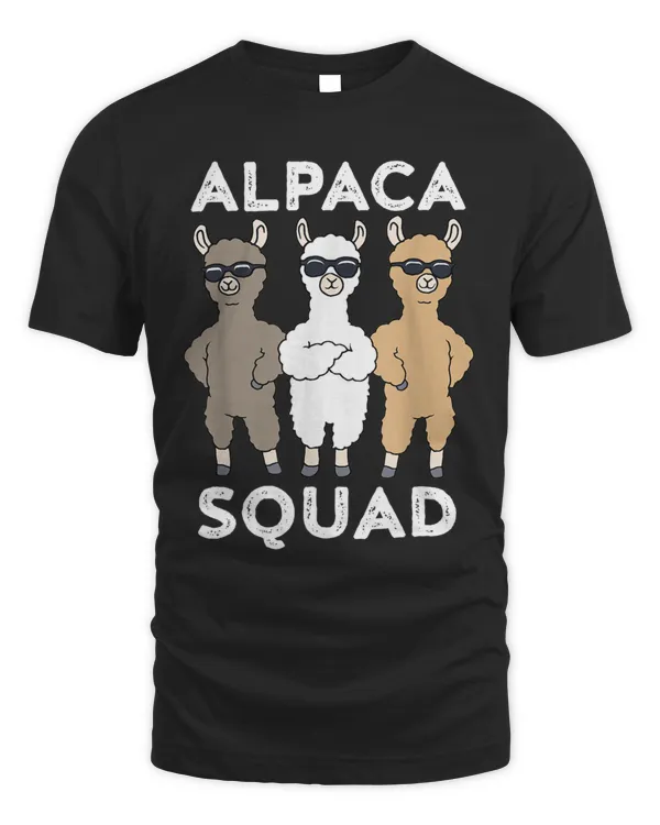 Funny Alpaca Alpaca Squad T-Shirt